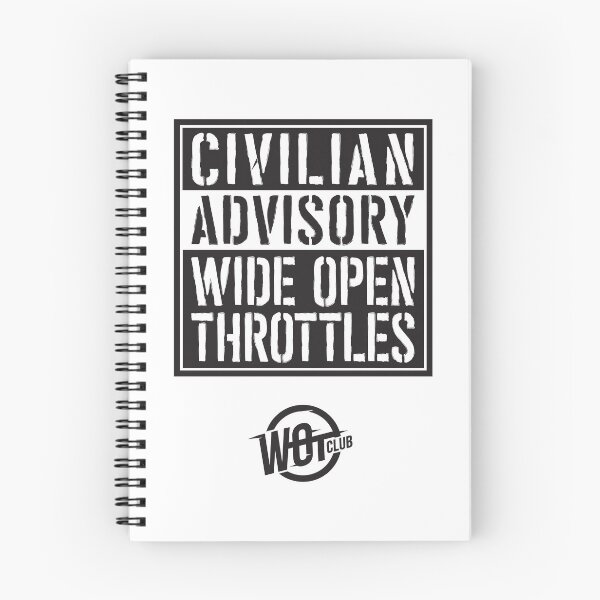 Item preview, Civilian Advisory - Wide Open Throttles designed and sold by WOTclub.