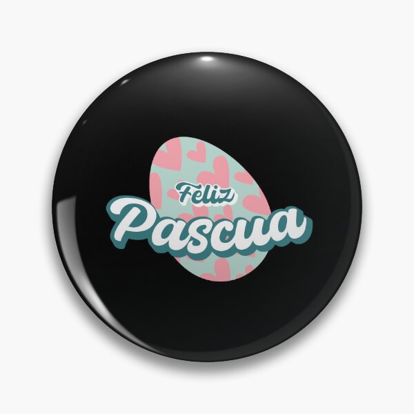 Item preview, Feliz Pascua Happy Easter Spanish text - easter egg - el huevo de Pascua designed and sold by ALLURE-minimal.