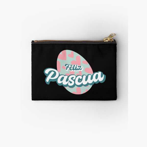 Item preview, Feliz Pascua Happy Easter Spanish text - easter egg - el huevo de Pascua designed and sold by ALLURE-minimal.