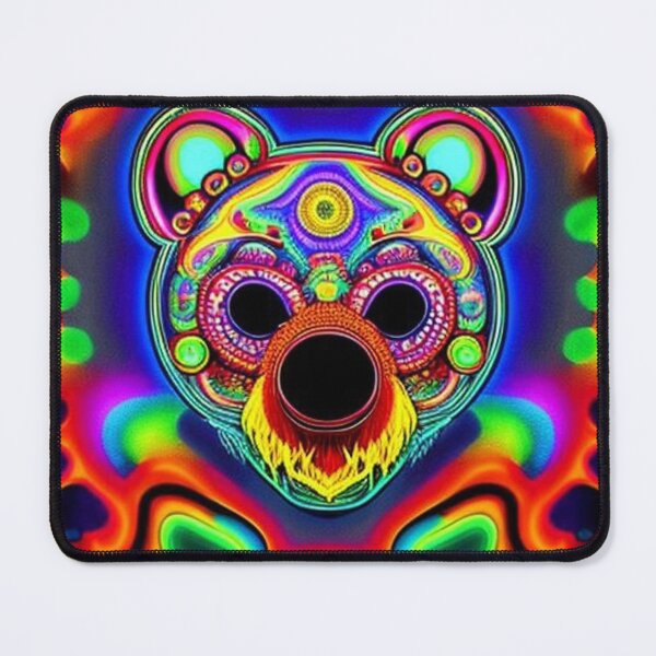 Item preview, Psychedelic Bear 9 designed and sold by Dose of Dysfunction.