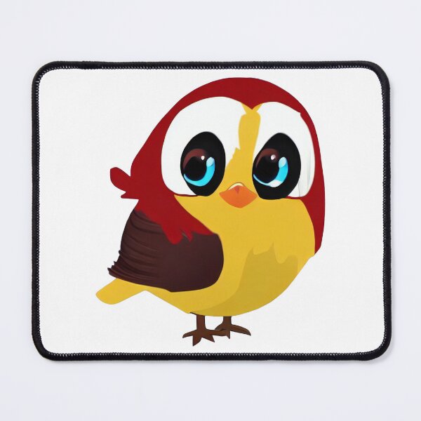 Aperçu de l'œuvre Oiseau de dessin animé mignon Birdie # 4 créée et vendue par JuluCards.