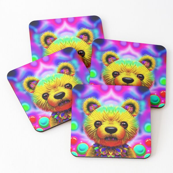 Item preview, Psychedelic Bear 12 designed and sold by Dose of Dysfunction.