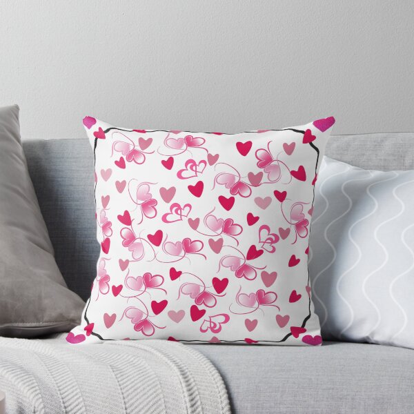 Item preview, Red and Pink Love Hearts Pattern designed and sold by universegrace.