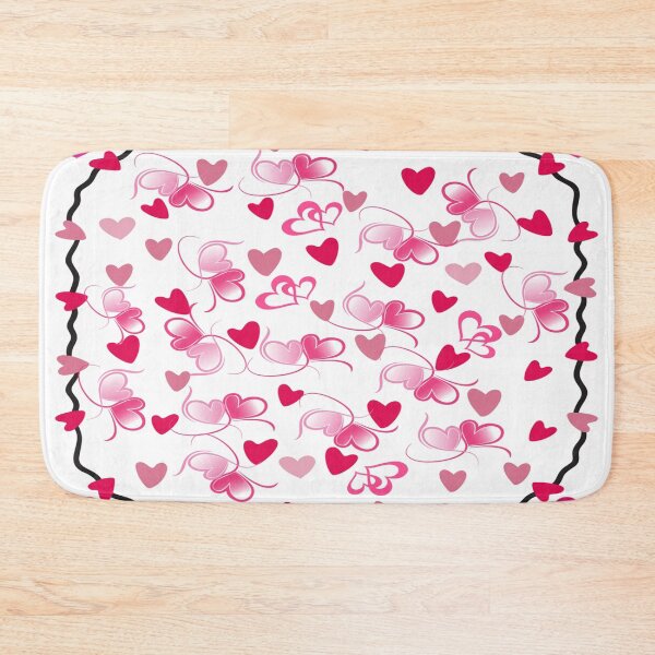 Item preview, Red and Pink Love Hearts Pattern designed and sold by universegrace.