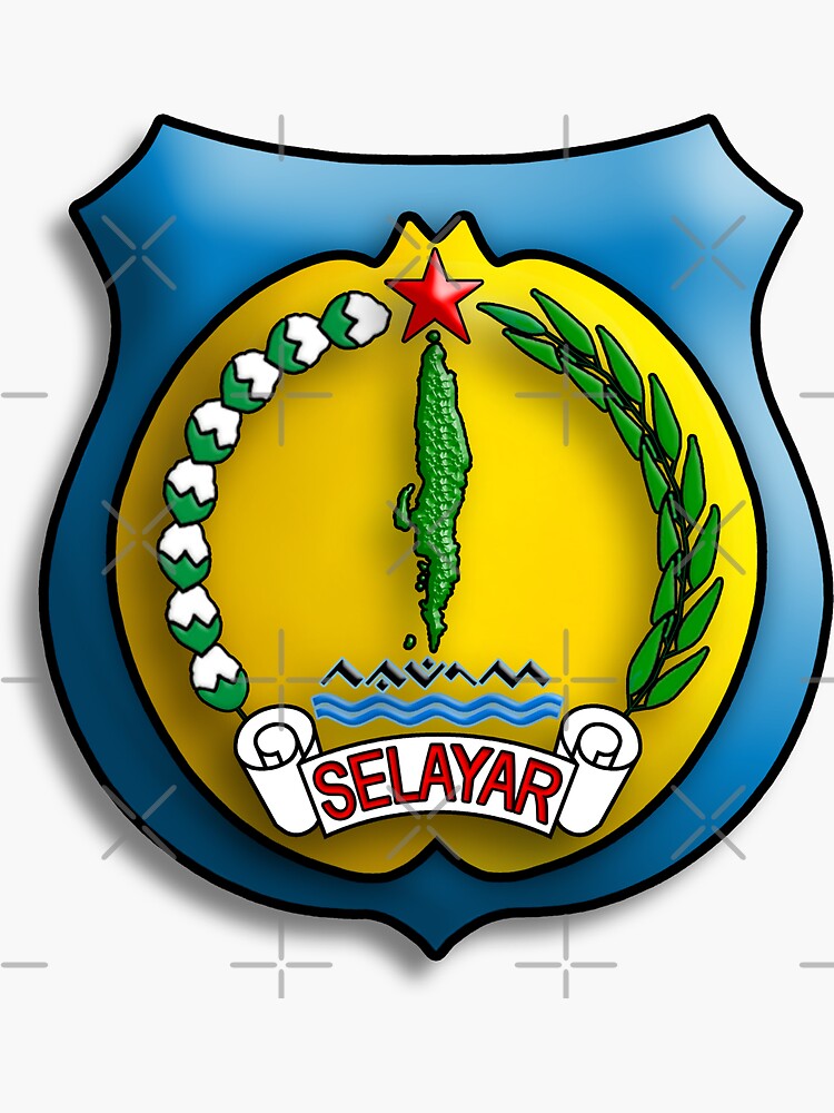 Logo Kabupaten Kepulauan Selayar Sticker For Sale By Lots Of Artwork