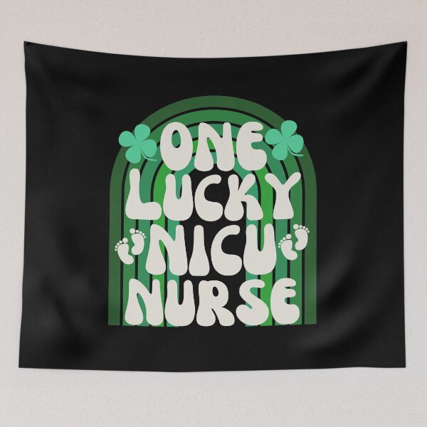 Item preview, One Lucky NICU Nurse designed and sold by SunfullyYours.