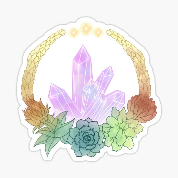 Item preview, Crystal and Succulent designed and sold by Razska.