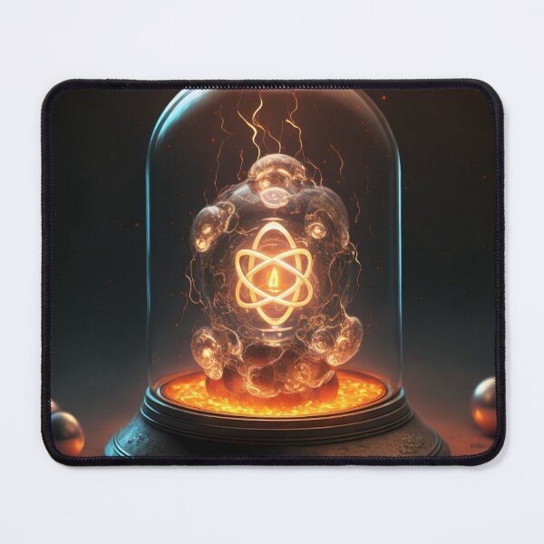Item preview, Atomic lamp designed and sold by AI Nspiration.