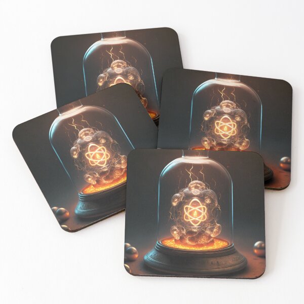 Item preview, Atomic lamp designed and sold by AI Nspiration.