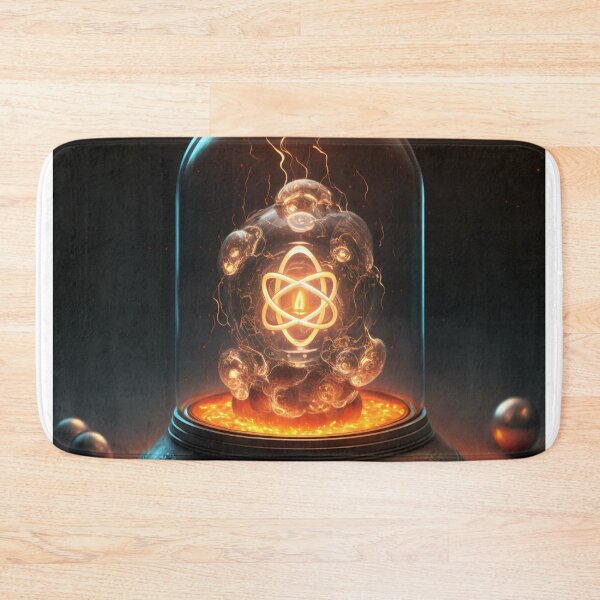 Item preview, Atomic lamp designed and sold by AI Nspiration.