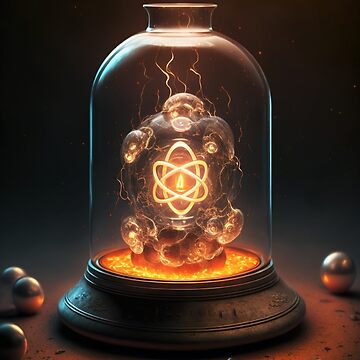 Artwork thumbnail, Atomic lamp by AI Nspiration