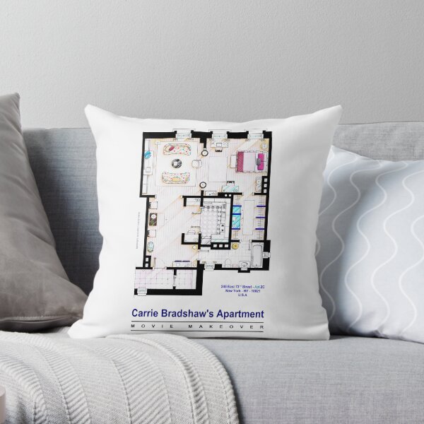 Carrie Bradshaw apt. (Sex and the City movies) Cojín