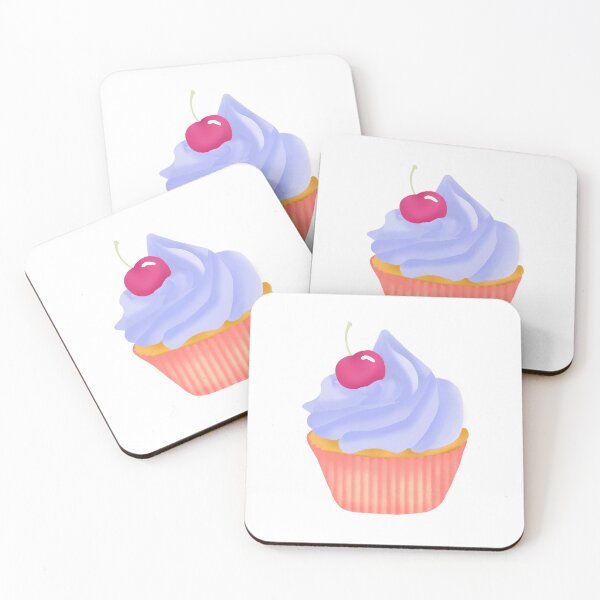 Item preview, Beautiful fancy cupcake with cherry and purple icing designed and sold by Lindsay Marie Patterns.