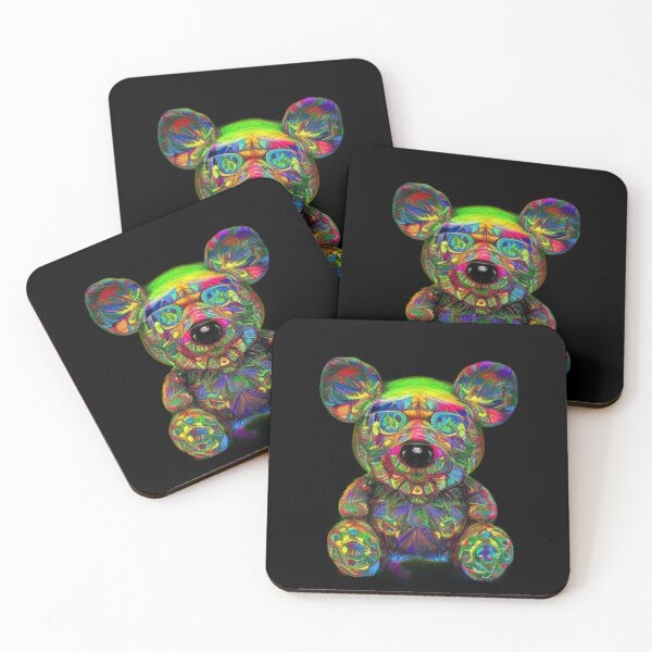 Item preview, Psychedelic Bear 13 designed and sold by Dose of Dysfunction.
