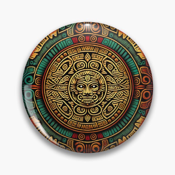 Item preview, Aztec Art Pattern - Classical Mesoamerican History & Mythology designed and sold by Styrman.