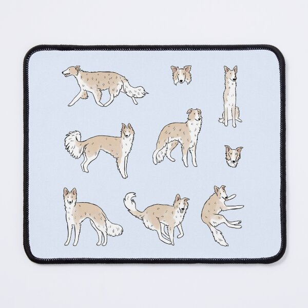 Item preview, Silken Windhound Dog cute illustration  designed and sold by Yarafantasyart.