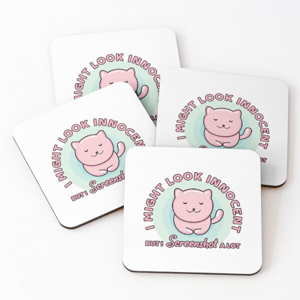 Item preview, 'I Might Look Innocent But I Screenshot A Lot'- Essential T-Shirt designed and sold by byFizCreative.