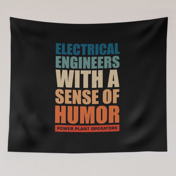 Item preview, power plant operator electrical engineers with a sense of humor designed and sold by Design_for_merch.