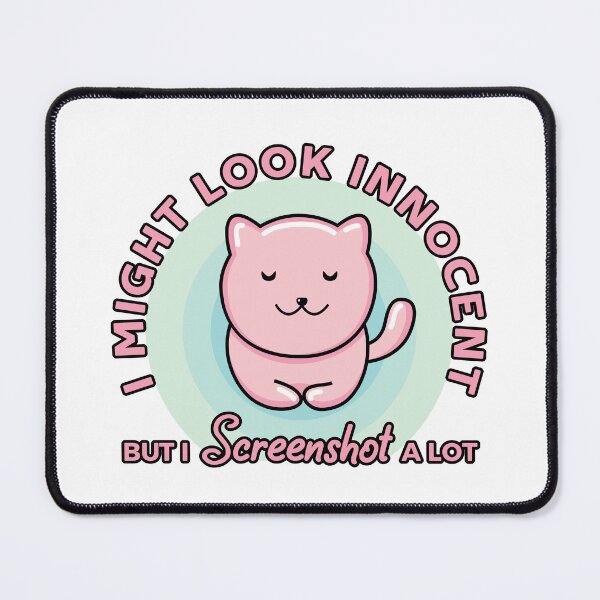 Item preview, 'I Might Look Innocent But I Screenshot A Lot'- Essential T-Shirt designed and sold by byFizCreative.