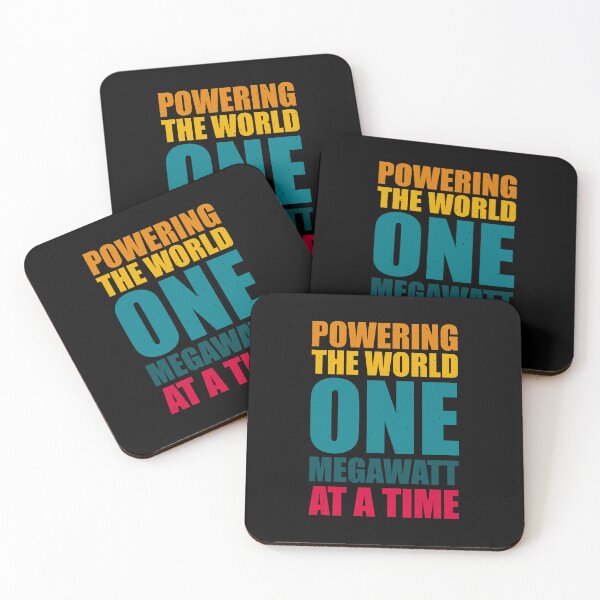 Item preview, power plant operator powering the world, one megawatt at a time designed and sold by Design_for_merch.