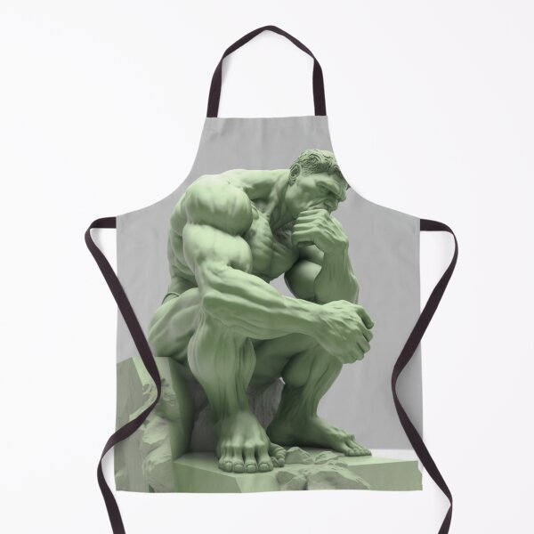 Item preview, The Green Thinker Statue designed and sold by jsebouvi.