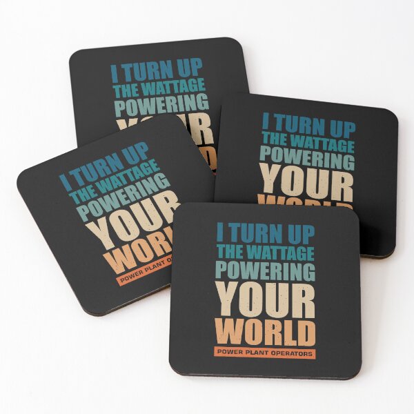 Item preview, power plant operator, I turn up the wattage, powering your world designed and sold by Design_for_merch.