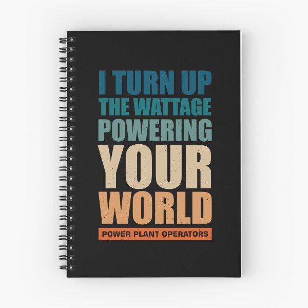 Item preview, power plant operator, I turn up the wattage, powering your world designed and sold by Design_for_merch.
