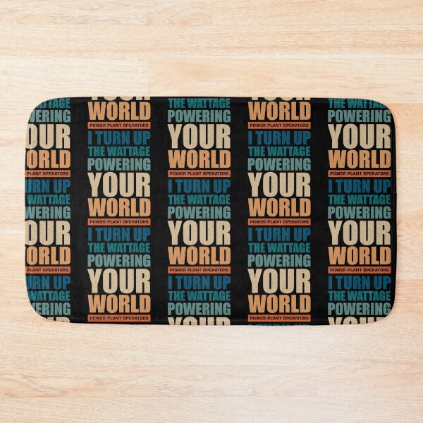 Item preview, power plant operator, I turn up the wattage, powering your world designed and sold by Design_for_merch.