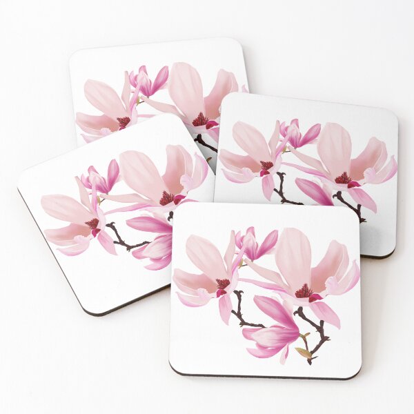 Item preview, flowers of a pink magnolia designed and sold by annamiss.