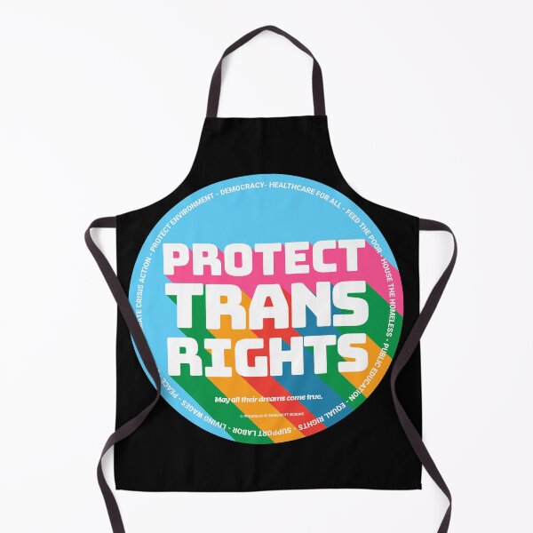 Item preview, PMD00351 Progressive Movement Designs Protect Trans Rights anti bullying message for LGBTQ progressives or ally designed and sold by ProgressiveLeft.