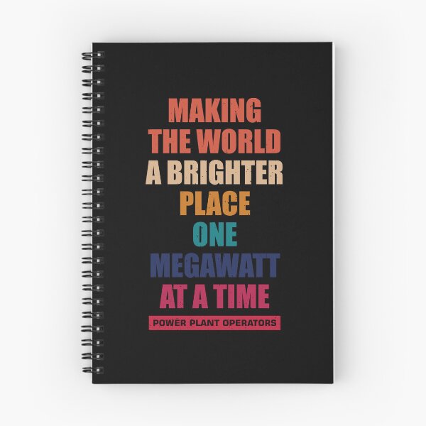 Item preview, power plant operator, Making the world a brighter place, one megawatt at a time designed and sold by Design_for_merch.