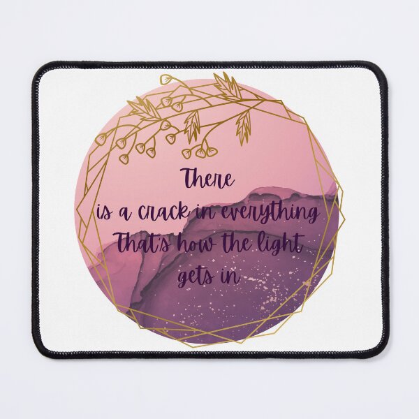 Item preview, There is a crack in everything that's how the light gets in - Leonard Cohen designed and sold by QammerWazir.