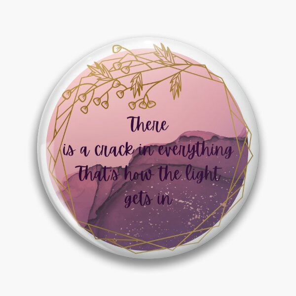 Item preview, There is a crack in everything that's how the light gets in - Leonard Cohen designed and sold by QammerWazir.