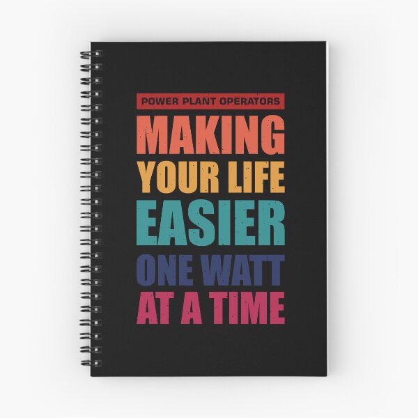 Item preview, power plant operator, making your life easier one watt at a time designed and sold by Design_for_merch.