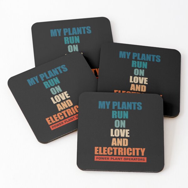 Item preview, power plant operator, My plants run on love and electricity designed and sold by Design_for_merch.