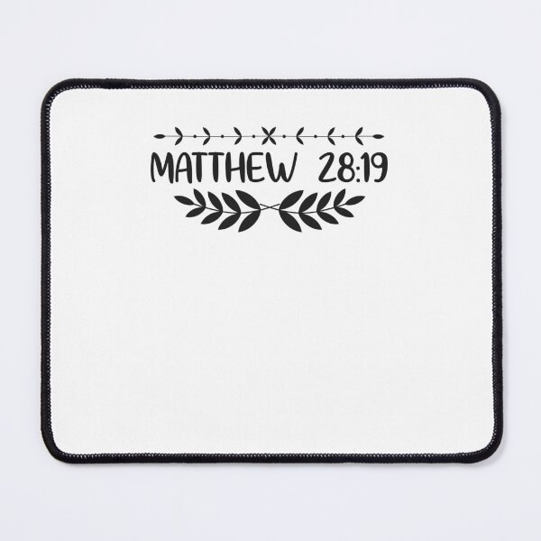 Item preview, Matthew 28:19  - Inspirational Christian Quotes designed and sold by catholicquotes.