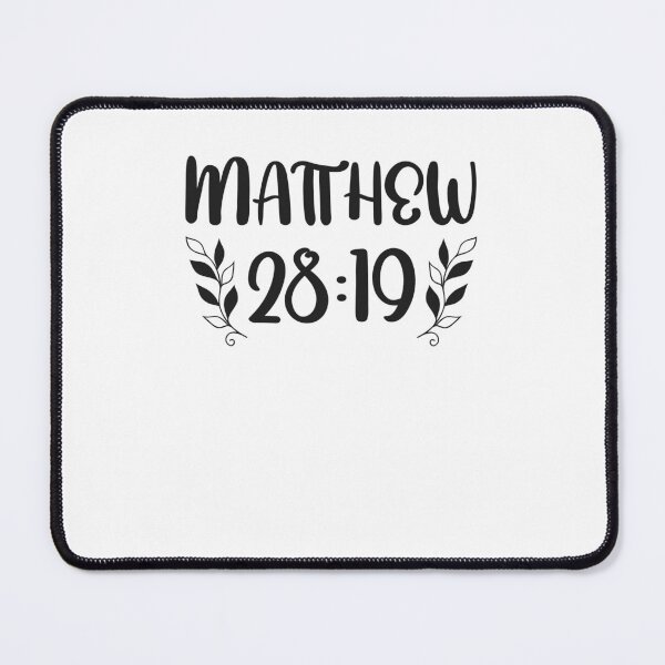 Item preview, Matthew 28:19 - Inspirational Christian Quotes designed and sold by catholicquotes.
