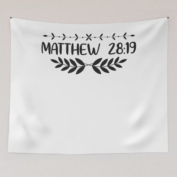 Item preview, Matthew 28:19  - Inspirational Christian Quotes designed and sold by catholicquotes.
