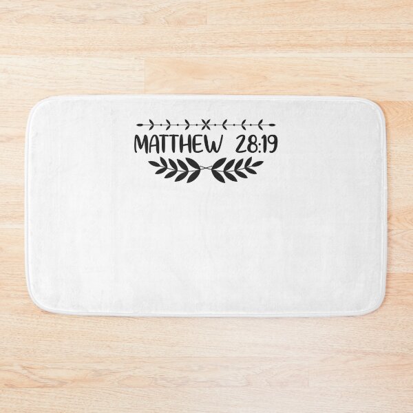 Item preview, Matthew 28:19  - Inspirational Christian Quotes designed and sold by catholicquotes.