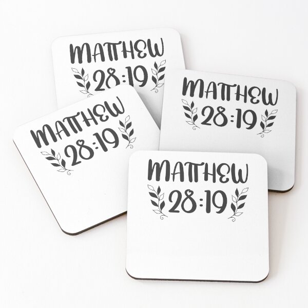 Item preview, Matthew 28:19  - Inspirational Christian Quotes designed and sold by catholicquotes.