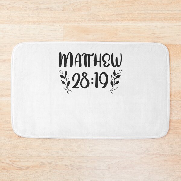 Item preview, Matthew 28:19  - Inspirational Christian Quotes designed and sold by catholicquotes.