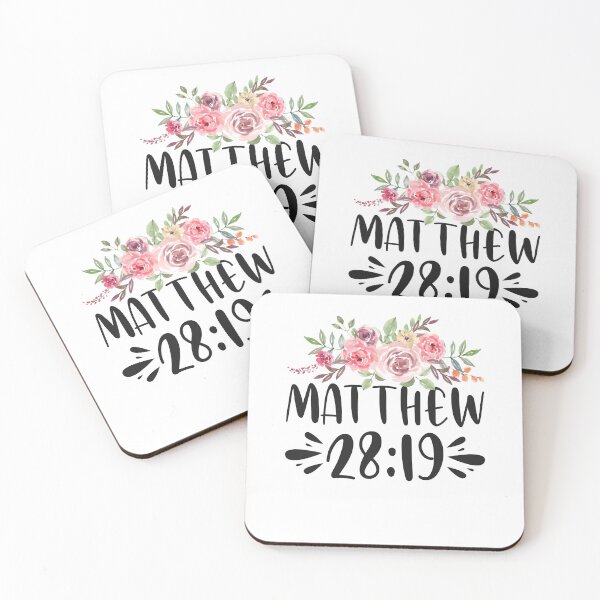 Item preview, Matthew 28:19  - Inspirational Christian Quotes designed and sold by catholicquotes.