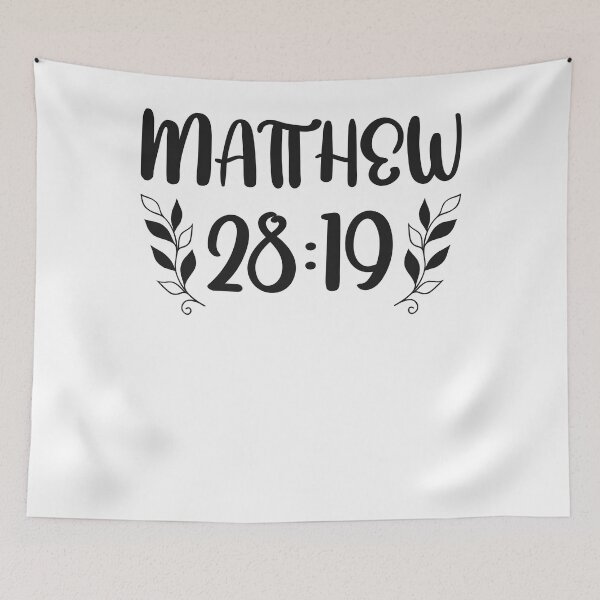 Item preview, Matthew 28:19  - Inspirational Christian Quotes designed and sold by catholicquotes.