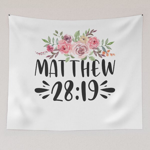 Item preview, Matthew 28:19  - Inspirational Christian Quotes designed and sold by catholicquotes.