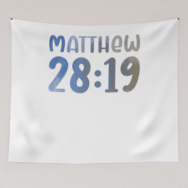 Item preview, Matthew 28:19  - Inspirational Christian Quotes designed and sold by catholicquotes.