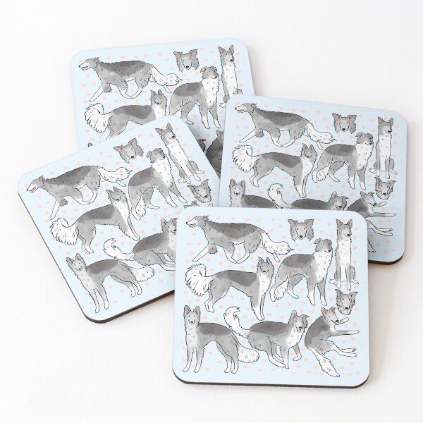 Item preview, Silken Windhound Dog cute illustration  designed and sold by Yarafantasyart.