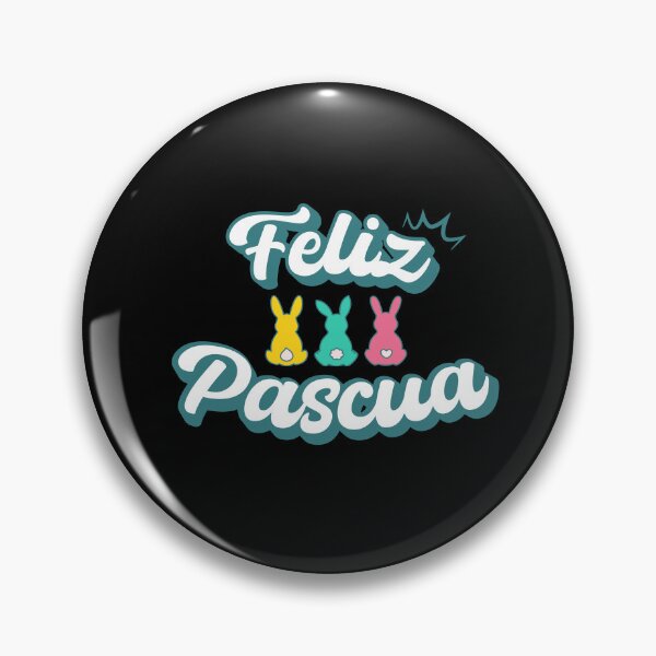 Item preview, Feliz Pascua Happy Easter Spanish text designed and sold by ALLURE-minimal.