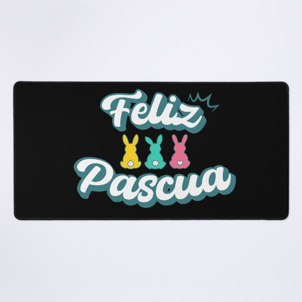 Item preview, Feliz Pascua Happy Easter Spanish text designed and sold by ALLURE-minimal.