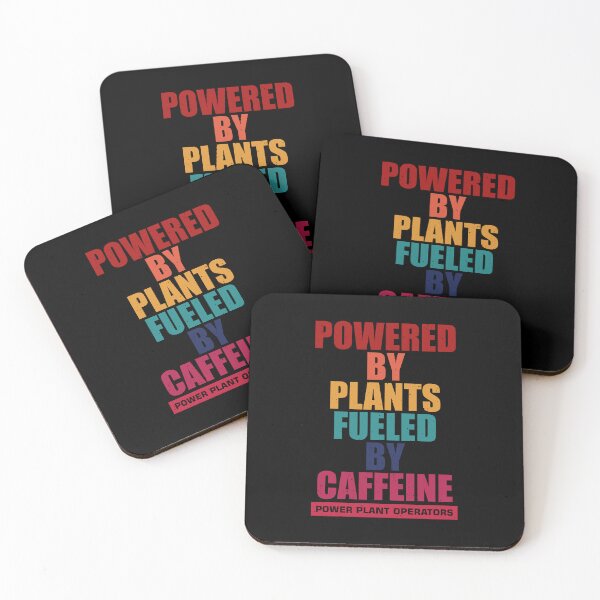 Item preview, power plant operator, Powered by plants, fueled by caffeine designed and sold by Design_for_merch.