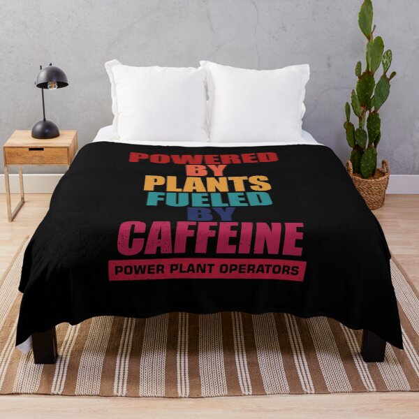 Item preview, power plant operator, Powered by plants, fueled by caffeine designed and sold by Design_for_merch.